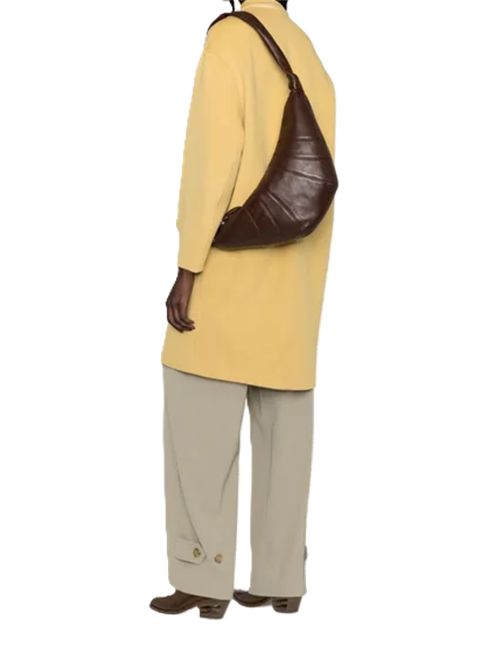 Medium croissant bag Lemaire cioccolato Lemaire | BG0001LL095BR490 DARK CHOCOLATE